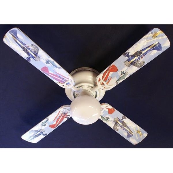 Emblem 42 in. New Kids Flying Airplanes Planes Ceiling Fan EM983698